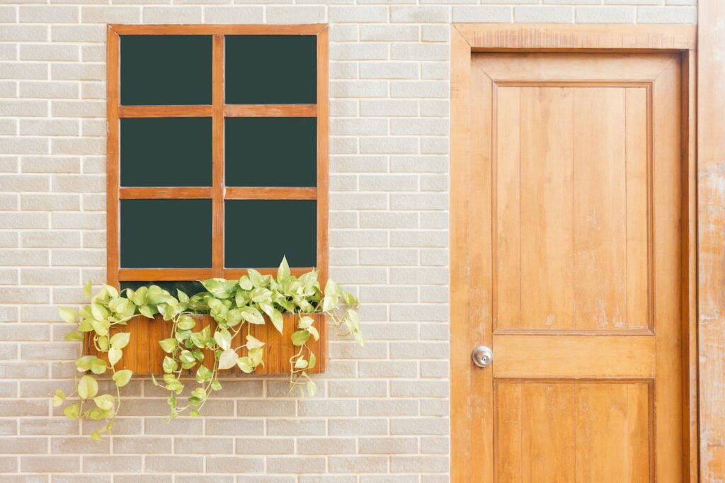 wooden door